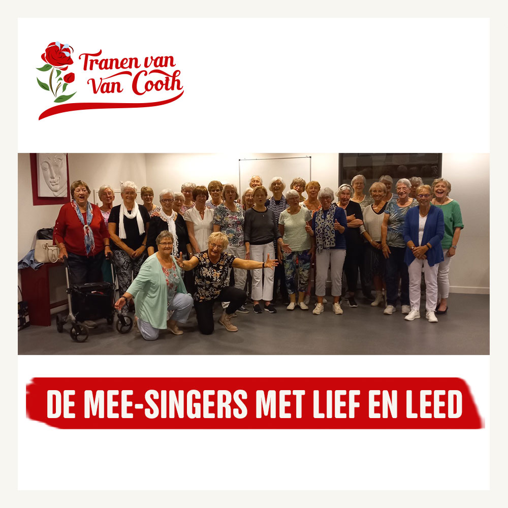 DE MEE SINGERS MET LIEF EN LEED Tranen Van Van Cooth